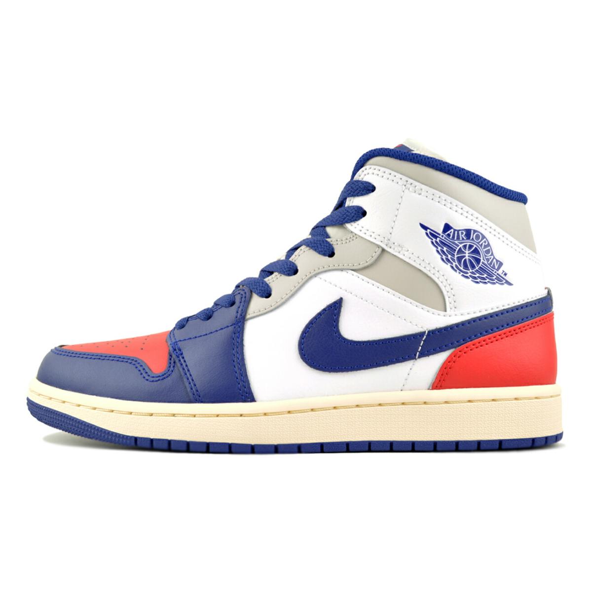 エア ジョーダン 1 NIKE AIR JORDAN MID wht/deep royal blue