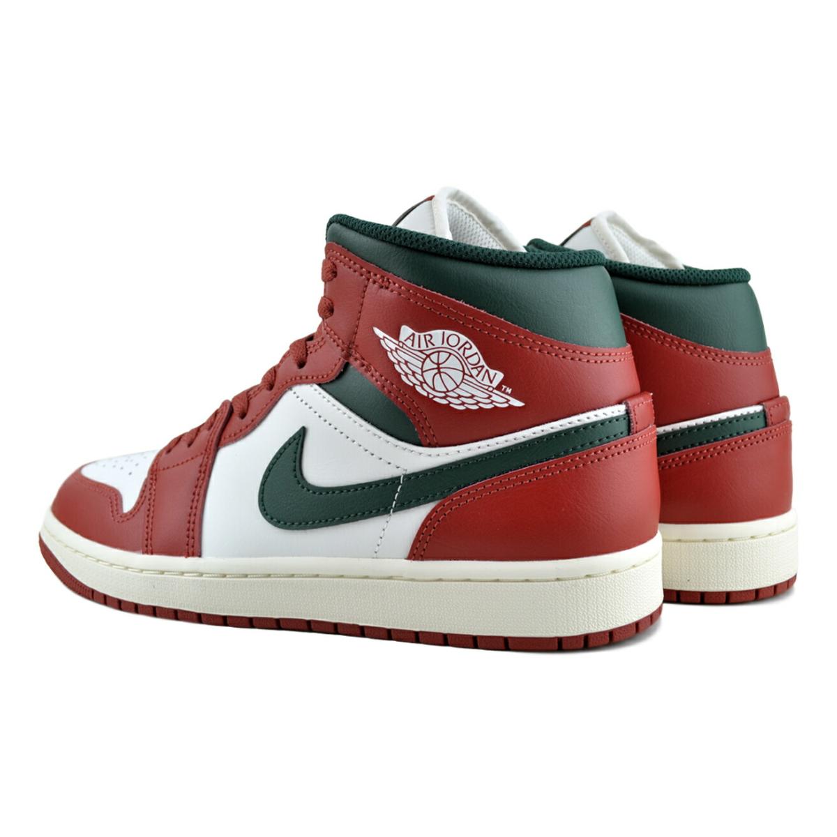 エア ジョーダン 1 NIKE AIR JORDAN MID sail/midnight green dq8426