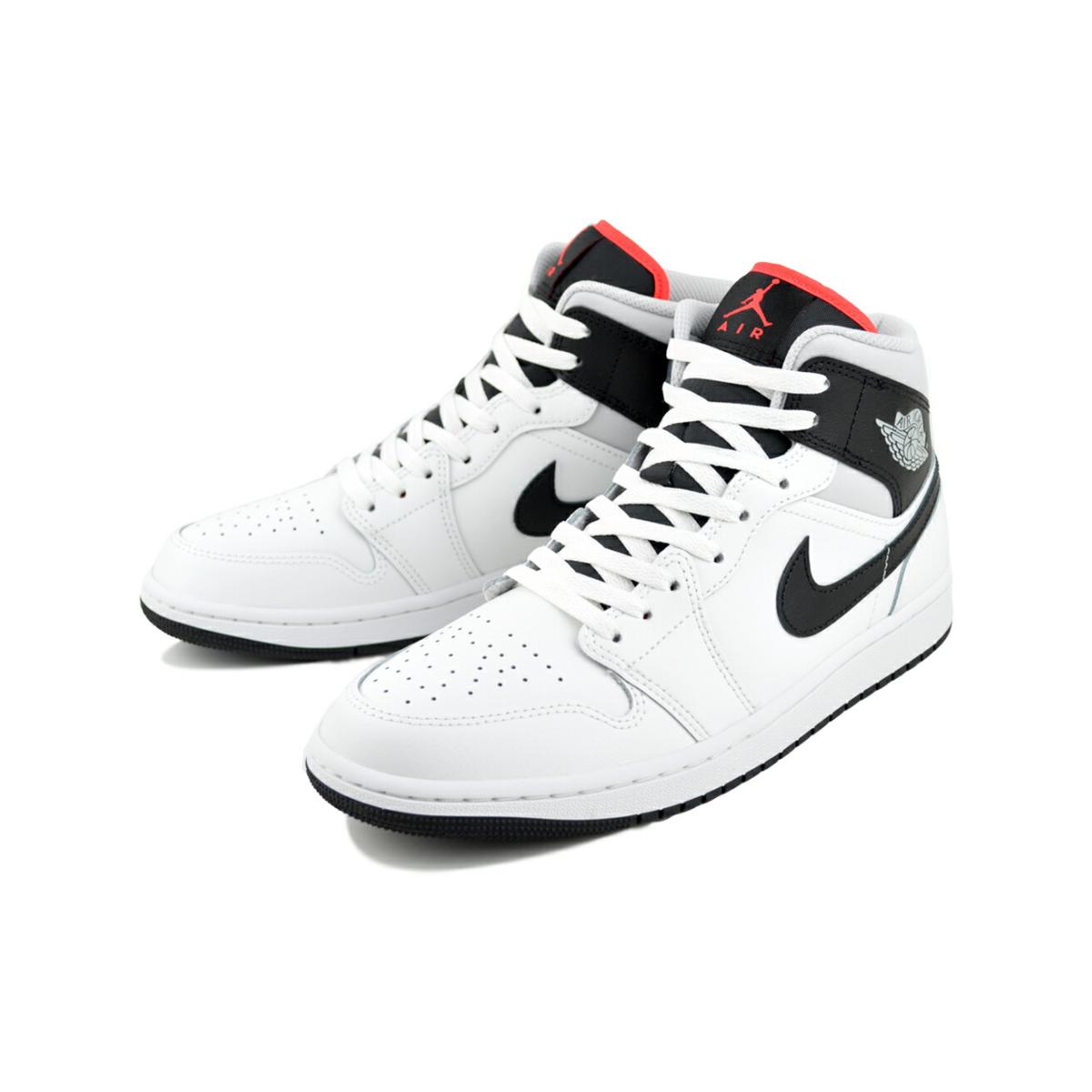 エア ジョーダン 1 NIKE AIR JORDAN MID summit wht/blk dq8426-109