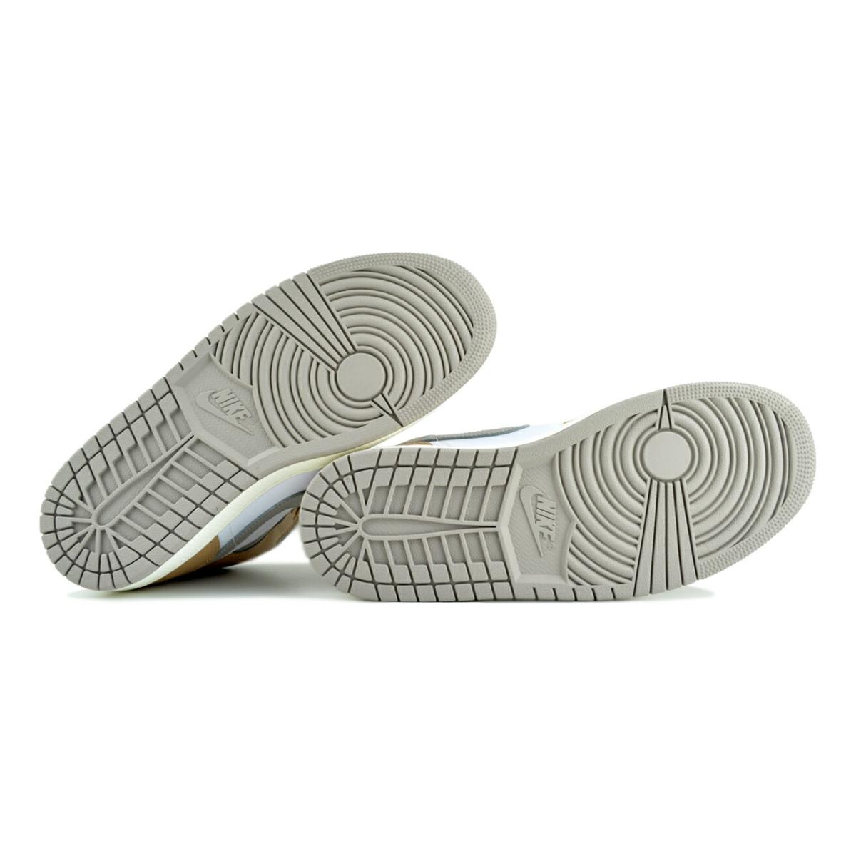 エア ジョーダン 1 NIKE AIR JORDAN MID hemp/fire red-wht dq8426-200