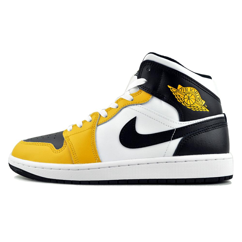 NIKE（ナイキ） NIKE AIR JORDAN 1 MID yellow ochre/black-white