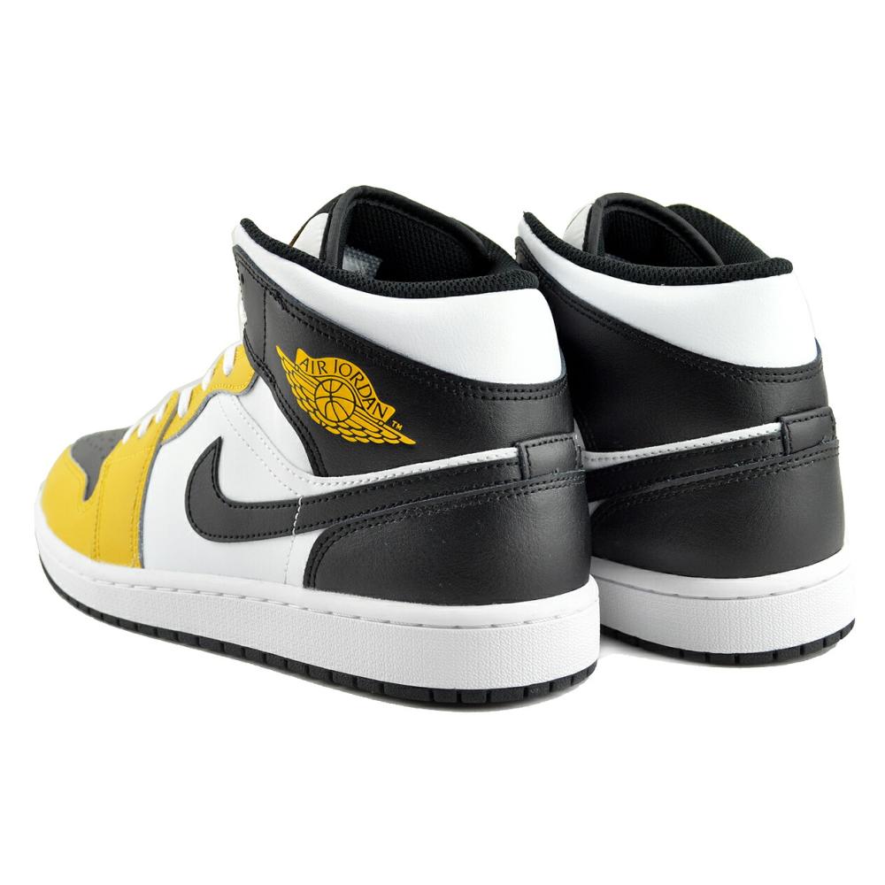 NIKE AIR JORDAN 1 MID yellow ochre/black-white dq8426-701