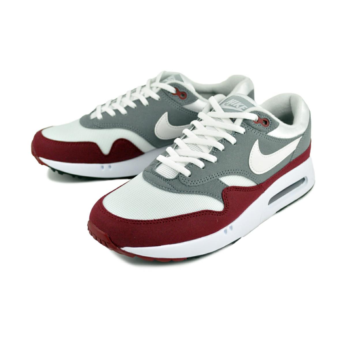 NIKE ナイキ エアマックス ゴルフシューズ ホワイト×レッド 27cm 国内2月15日発売予定】ナイキ エアマックス 1 ゴルフ ホワイト