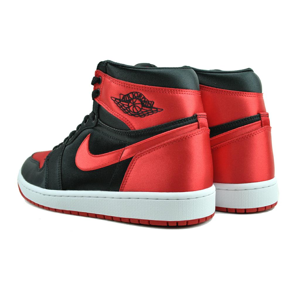 NIKE（ナイキ） NIKE WMNS AIR JORDAN 1 RETRO HI OG SATIN BRED black