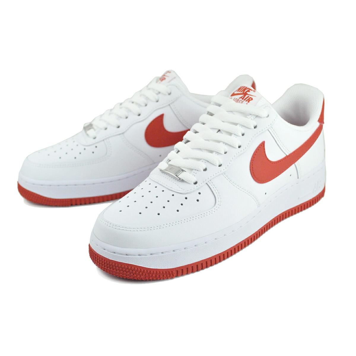 NIKE（ナイキ） NIKE AIR FORCE 1 07 wht/dragon red-wht fj4146-106