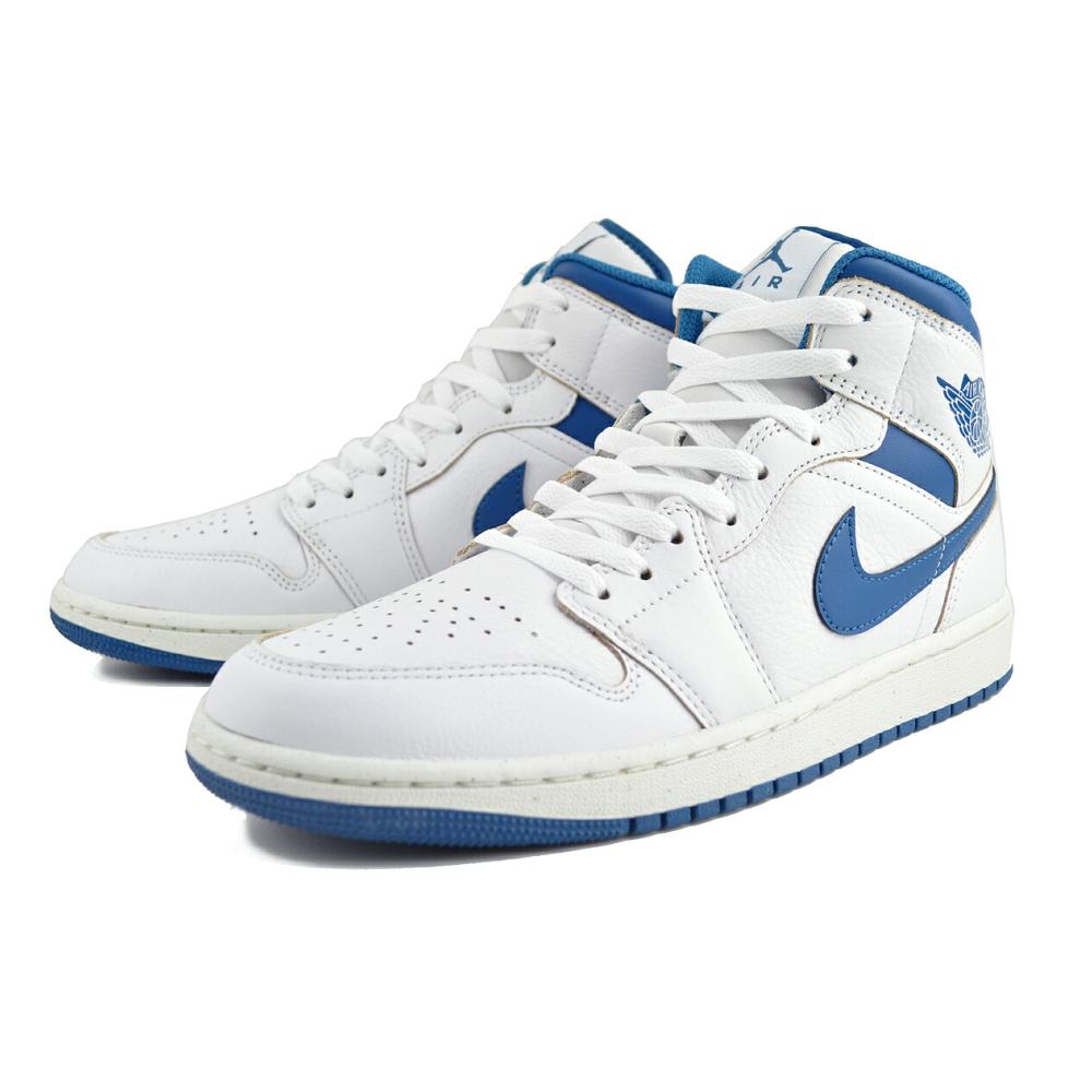エア ジョーダン 1 NIKE AIR JORDAN MID SE white/industrial blue