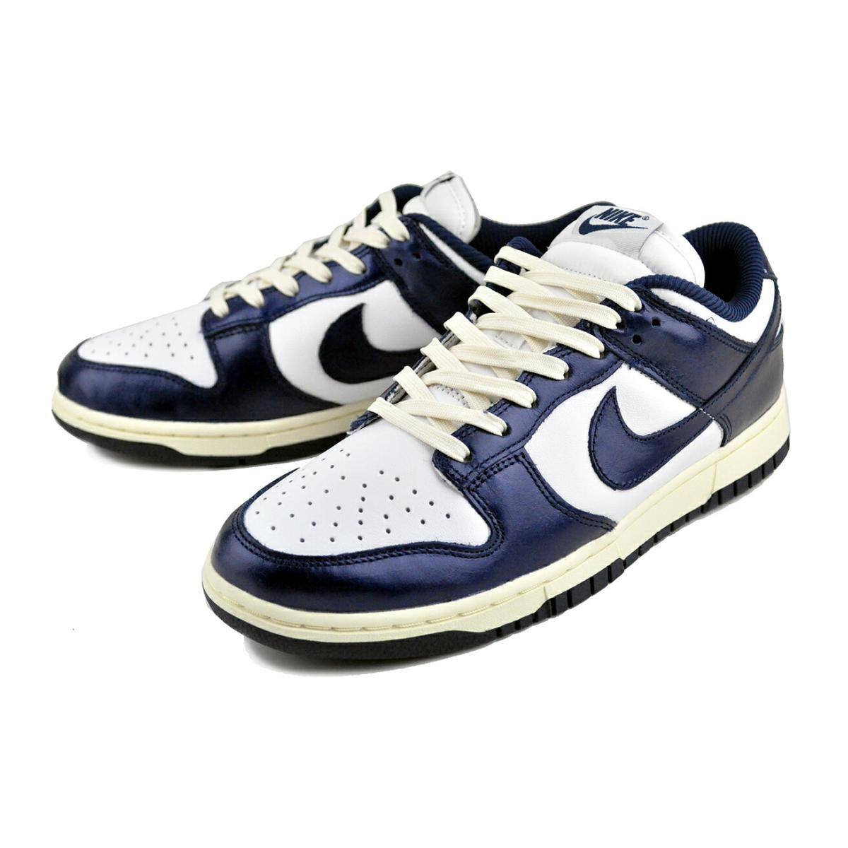 NIKE（ナイキ） NIKE WMNS DUNK LOW PREMIUM wht/midnight navy fn7197