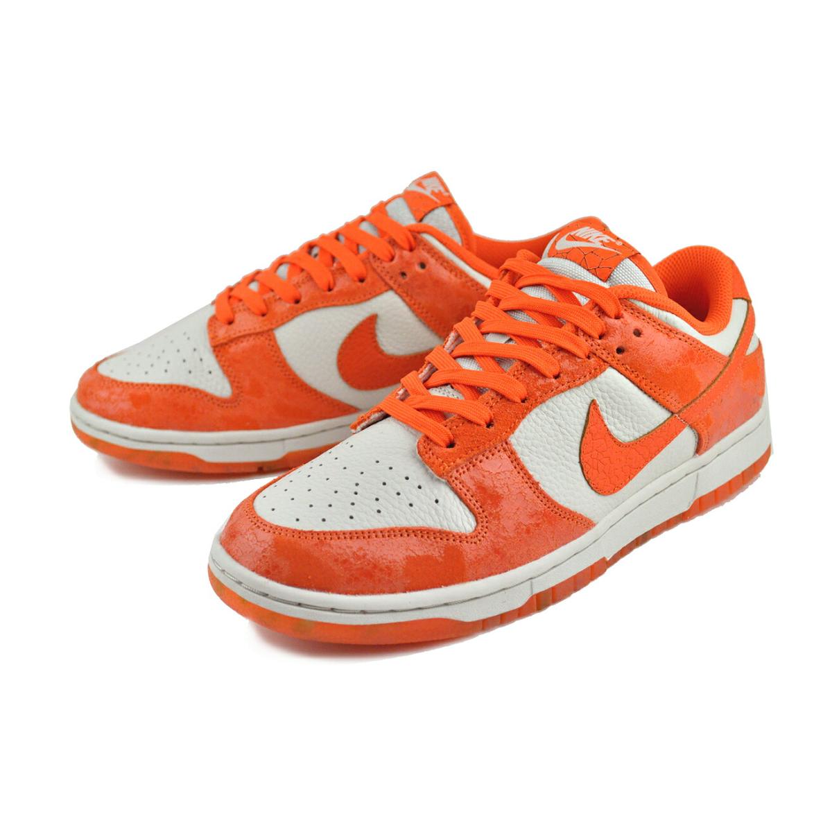 NIKE（ナイキ） NIKE WMNS DUNK LOW light bone/safety orange fn7773