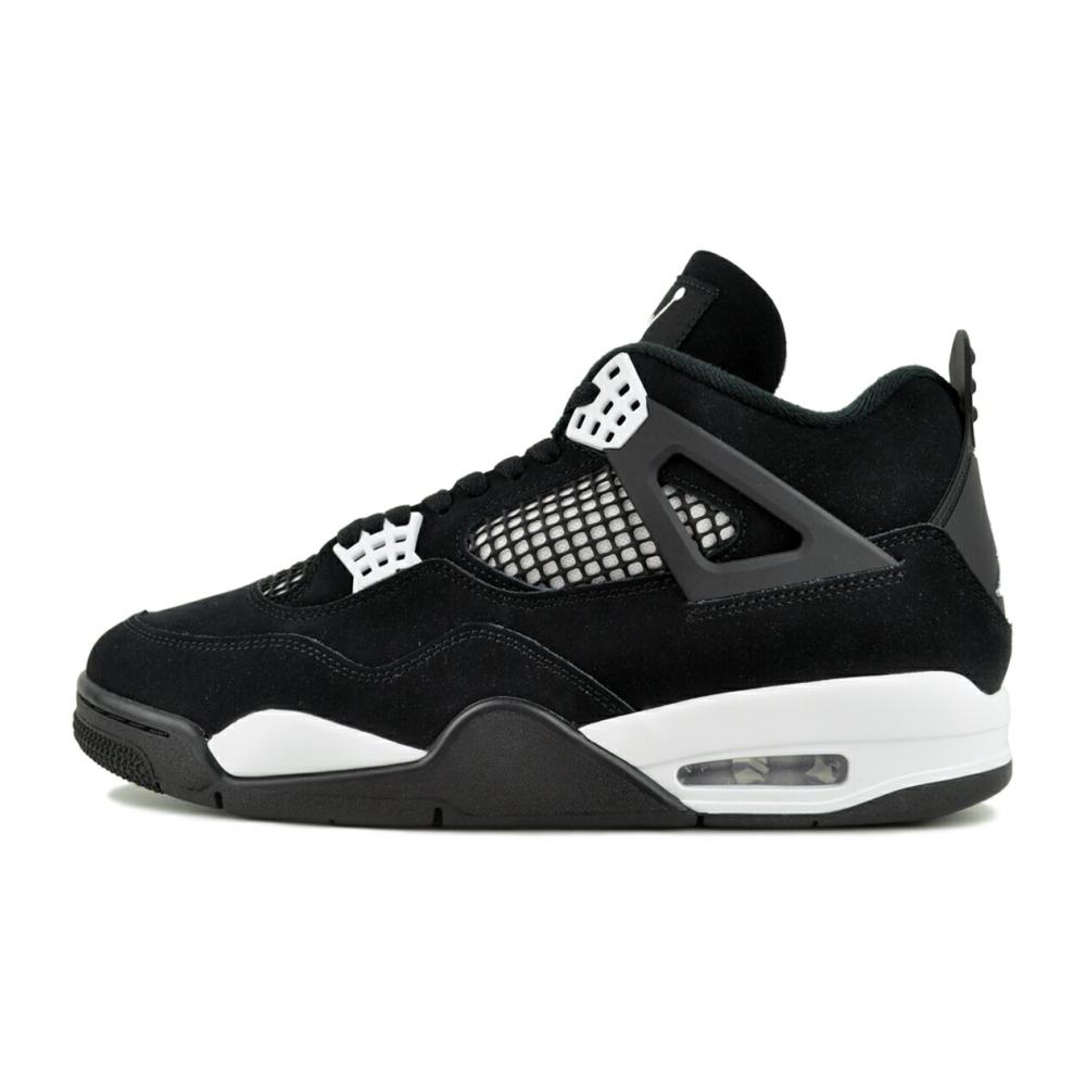 NIKE（ナイキ） NIKE AIR JORDAN 4 RETRO WHITE THUNDER black/white