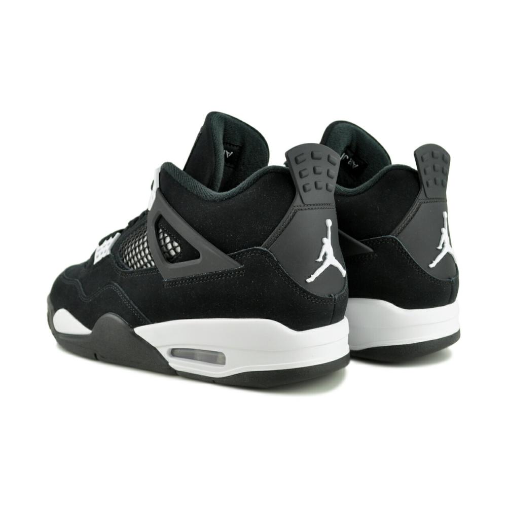 NIKE（ナイキ） NIKE AIR JORDAN 4 RETRO WHITE THUNDER black/white