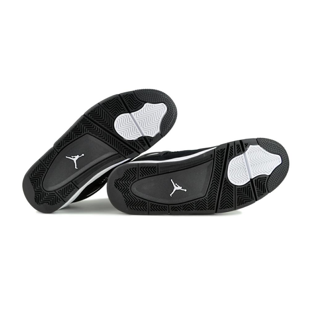 NIKE（ナイキ） NIKE AIR JORDAN 4 RETRO WHITE THUNDER black/white