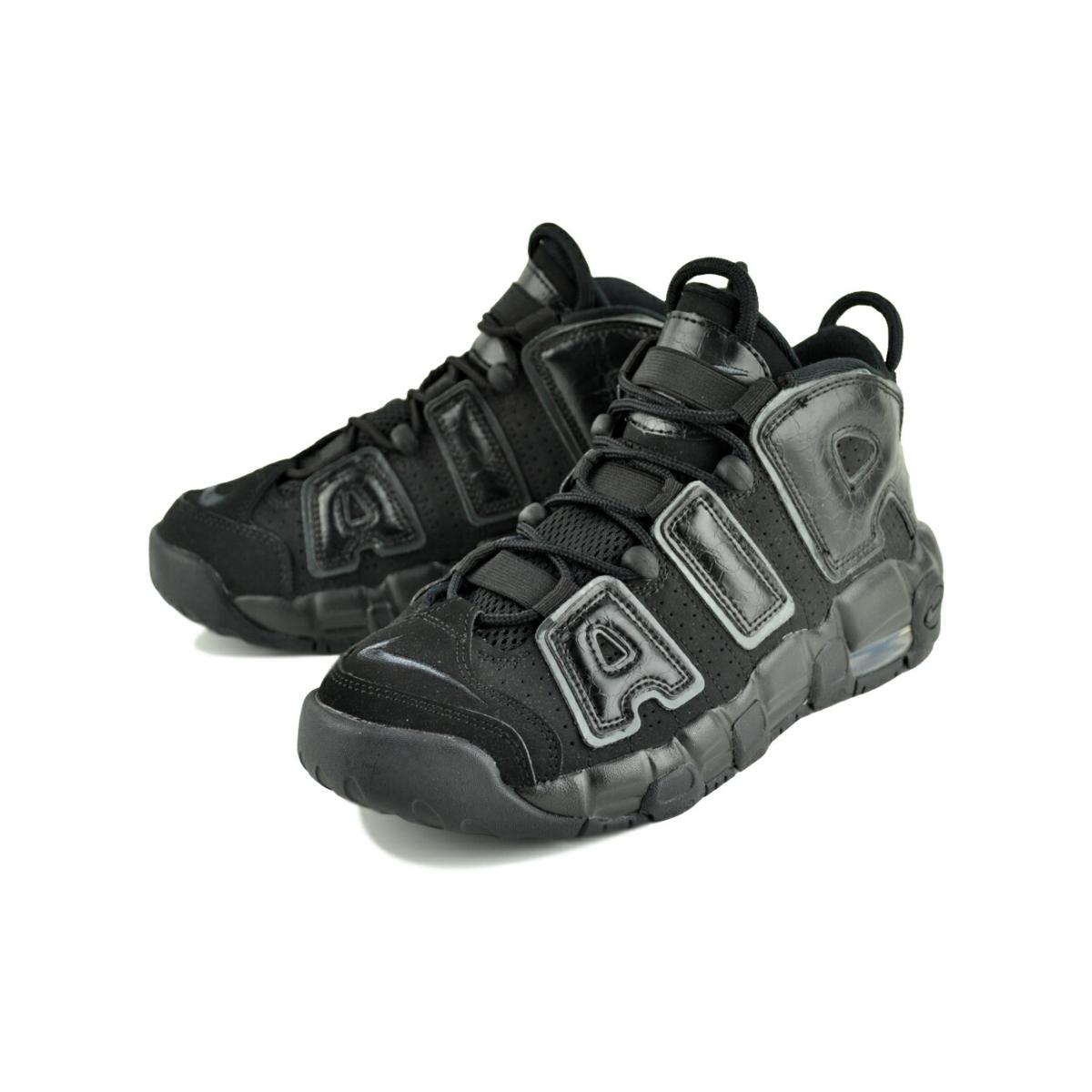 NIKE（ナイキ） NIKE AIR MORE UPTEMPO(GS) blk/anthracite-blk fv2264
