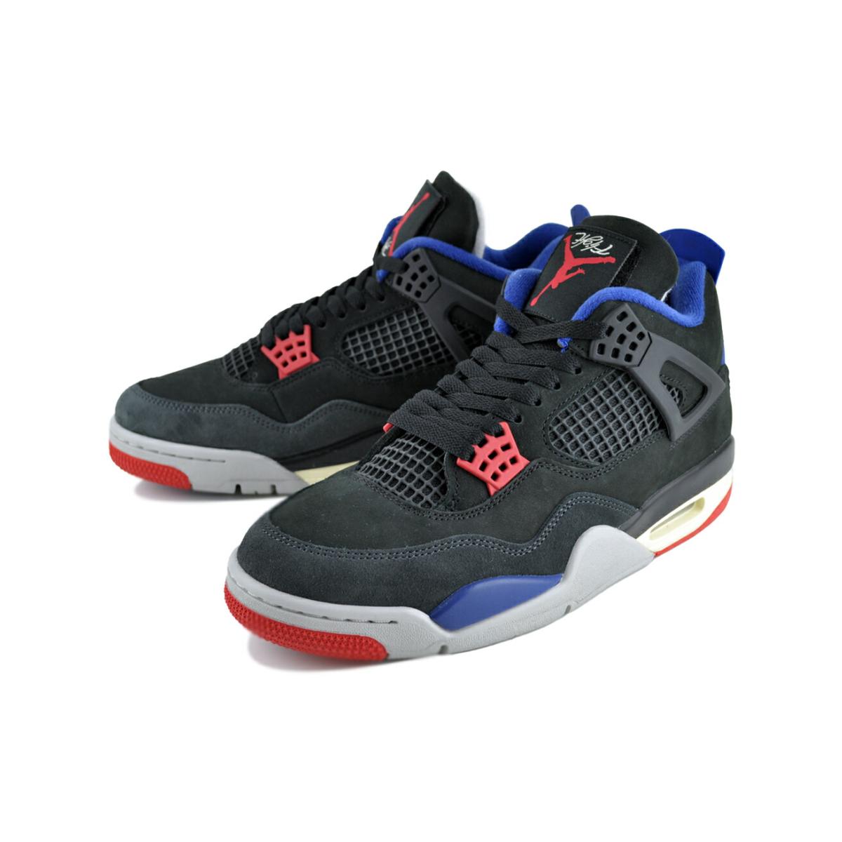 エア ジョーダン 4 NIKE AIR JORDAN RETRO RARE blk/fire red-deep