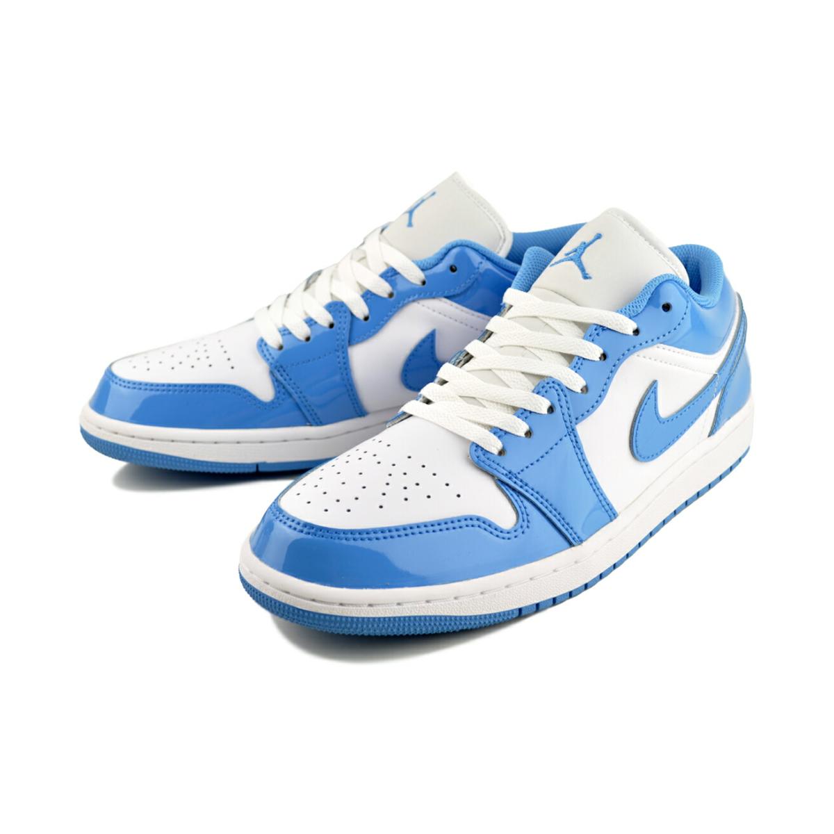 エアジョーダン37 ロー　ブルー　美品　27 エア ジョーダン 1 NIKE AIR JORDAN LOW SE wht/legend blue fz2138