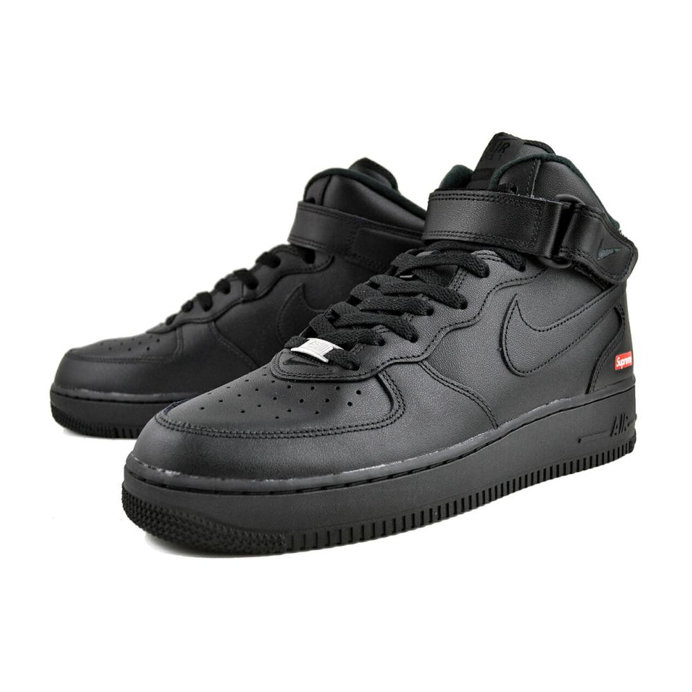 NIKE（ナイキ） NIKE AIR FORCE 1 MID / SUPREME black/black-blk
