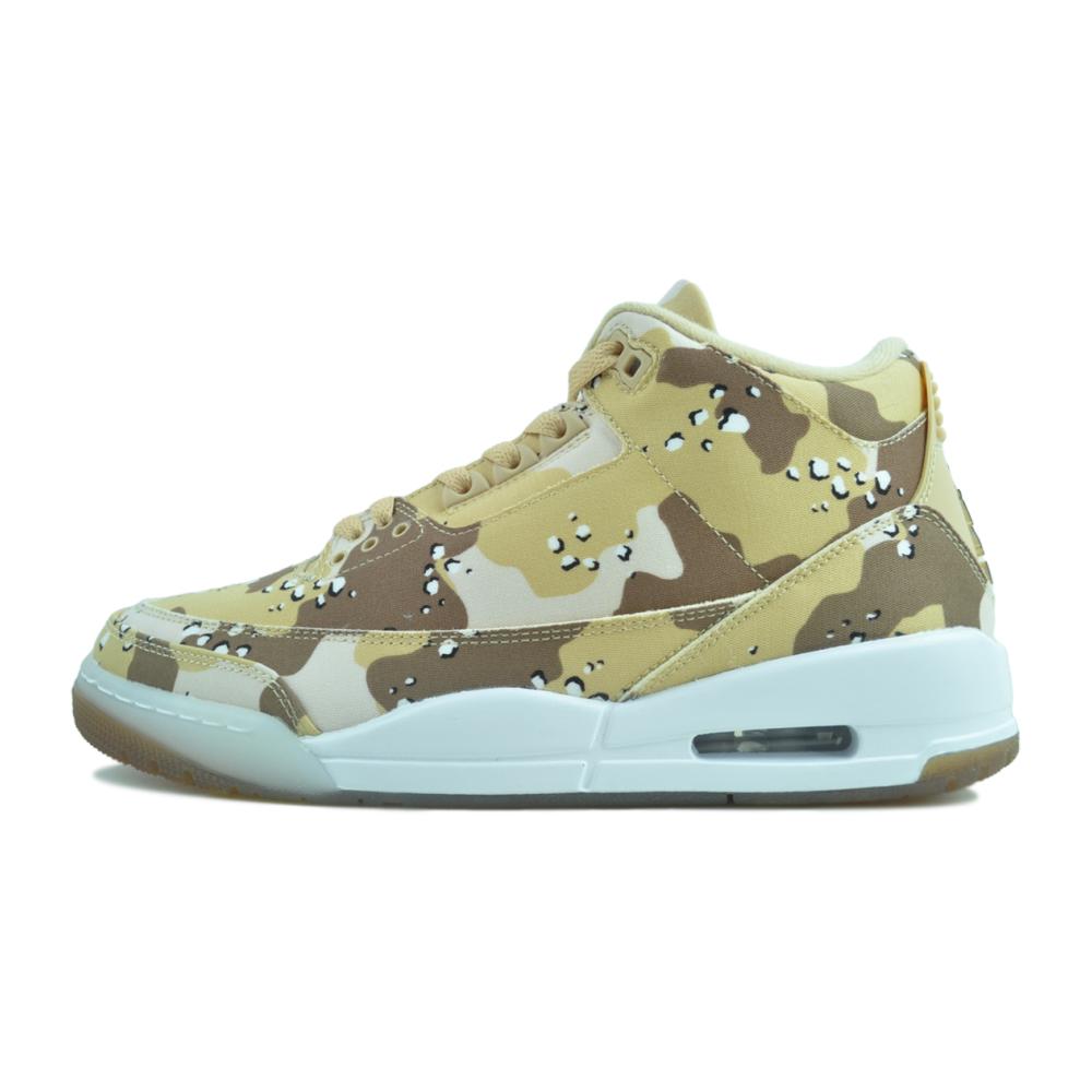 Air Jordan 3 カモフラージュシューズ NIKE WMNS AIR JORDAN 3 RETRO TEX WNBA dk driftwood/sail-hemp