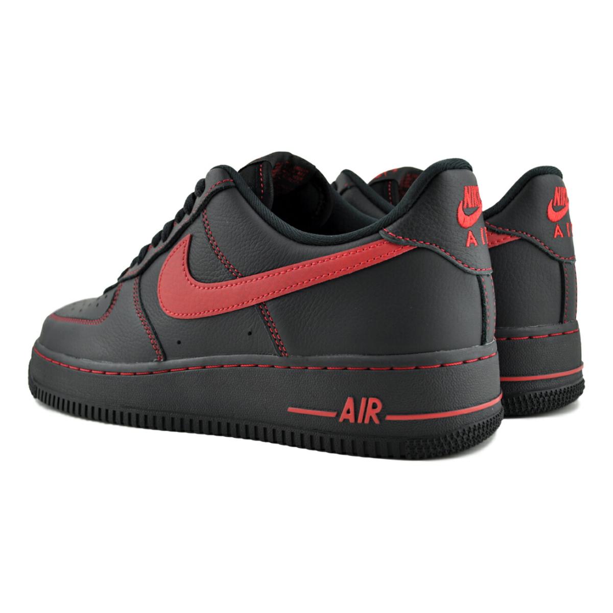 エア フォース 1 NIKE AIR FORCE 07 LV8 blk/university red-blk