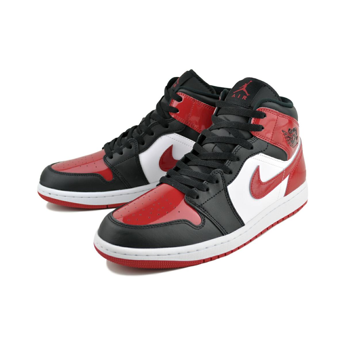エア ジョーダン 1 NIKE AIR JORDAN MID SE blk/varsity red-wht