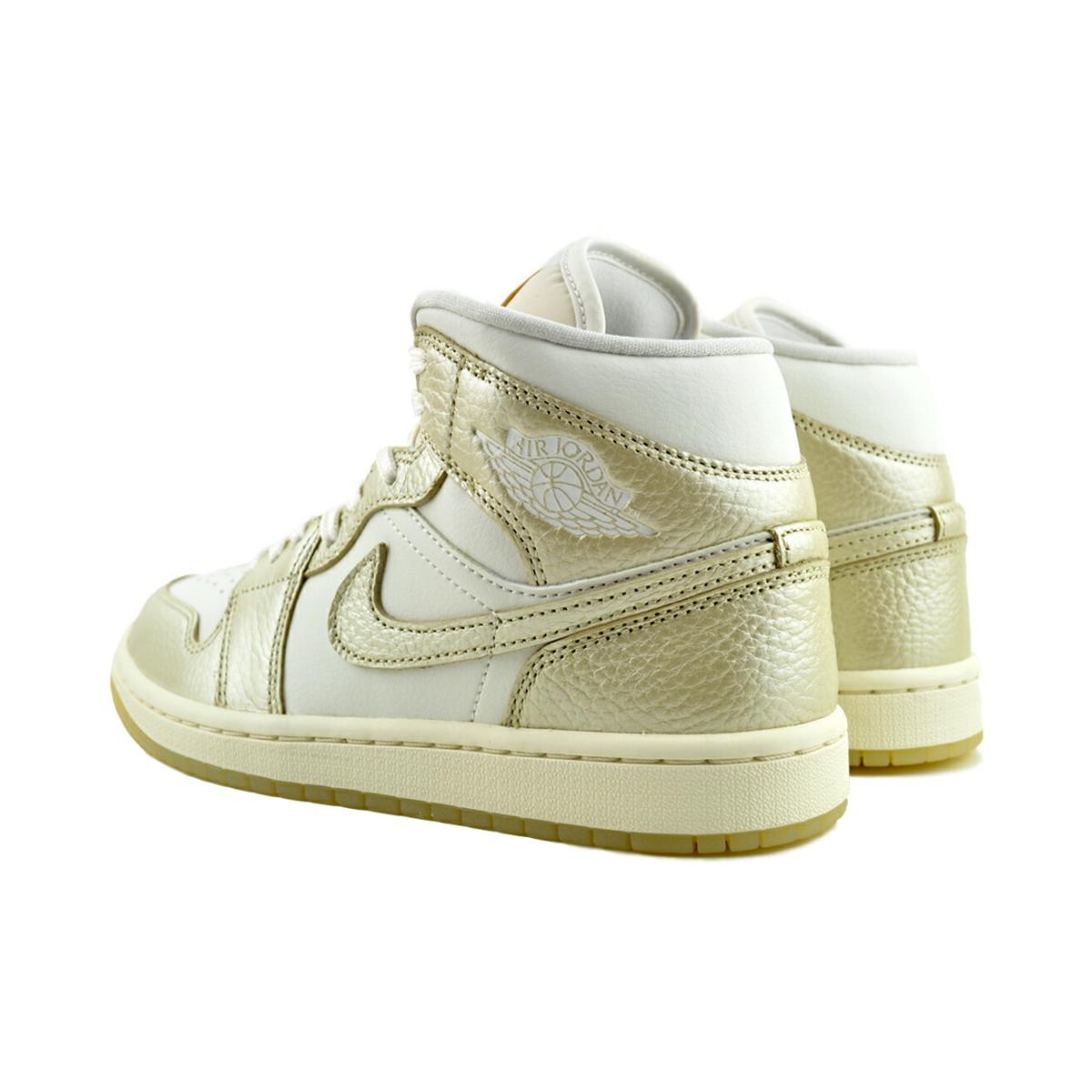 エア ジョーダン 1 NIKE WMNS AIR JORDAN MID SE sail/team gold-pale