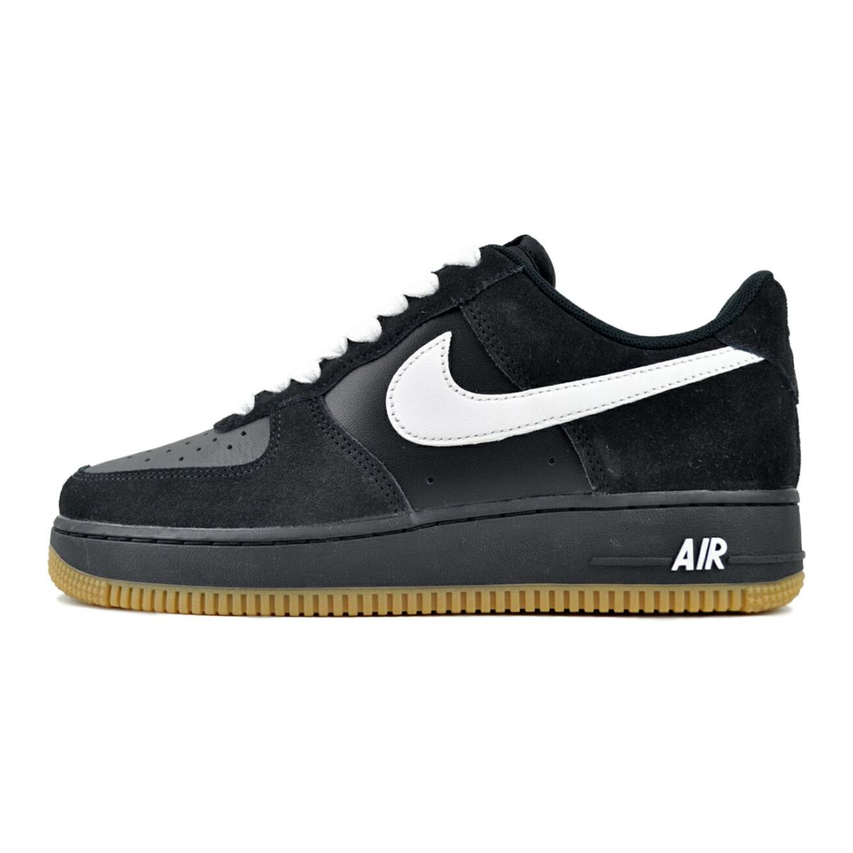 エア フォース 1 NIKE AIR FORCE 07 LV8 blk/wht-gum light brown