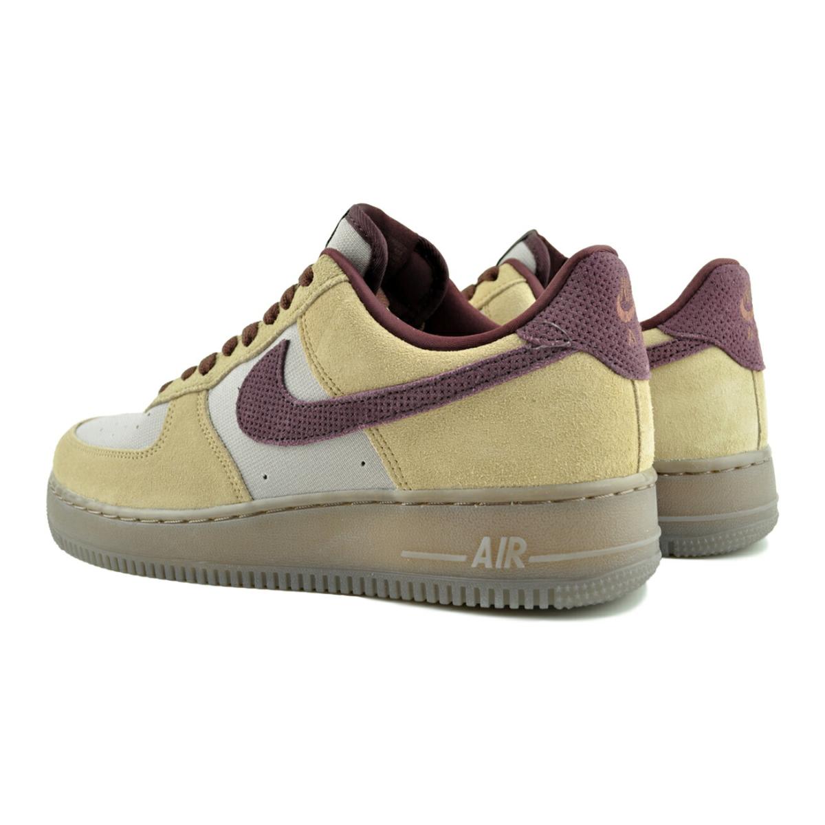 エア フォース 1 NIKE AIR FORCE 07 PREMIUM linen/burgundy crush