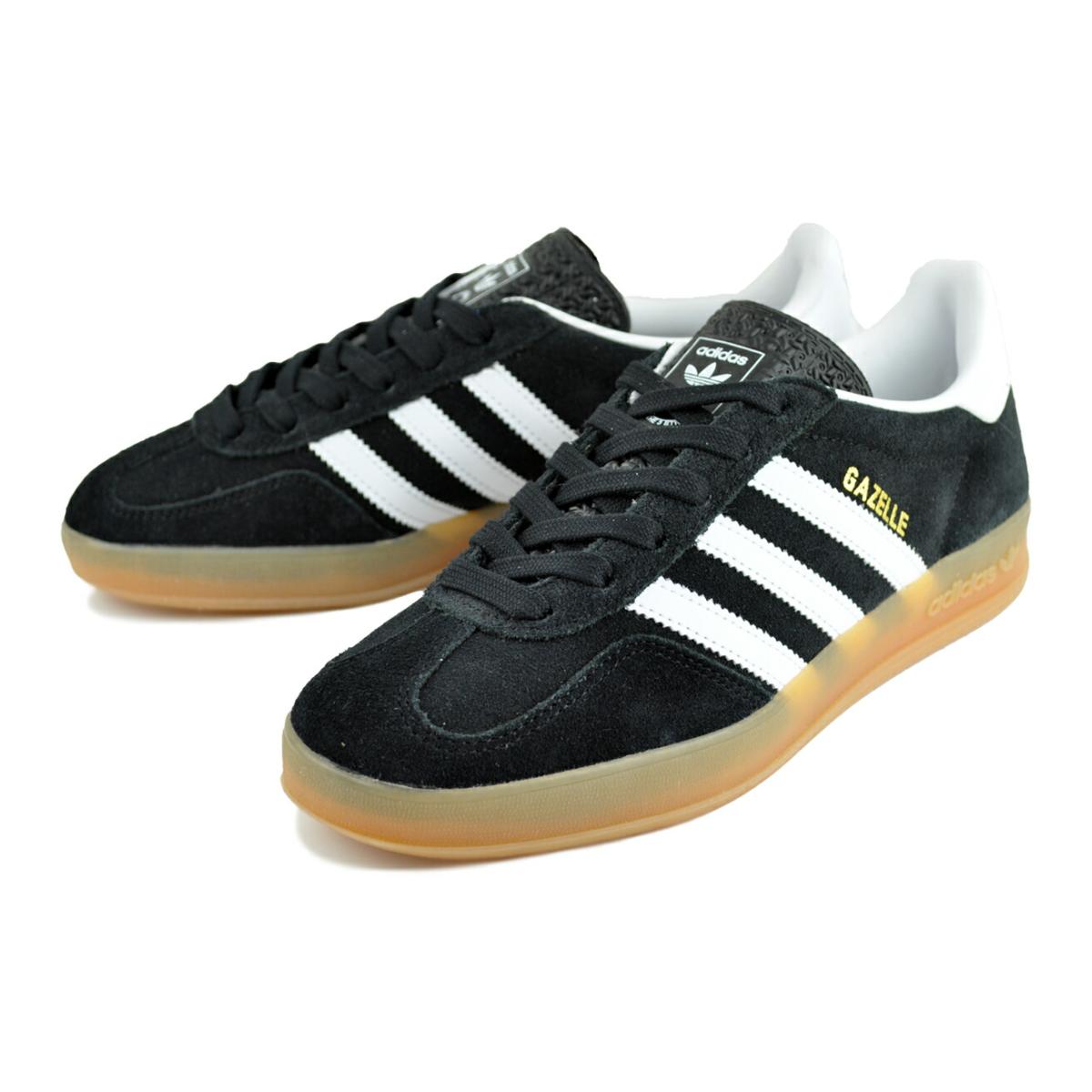 adidas（アディダス） adidas GAZELLE INDOOR CBLACK/FTWWHT/GUM2