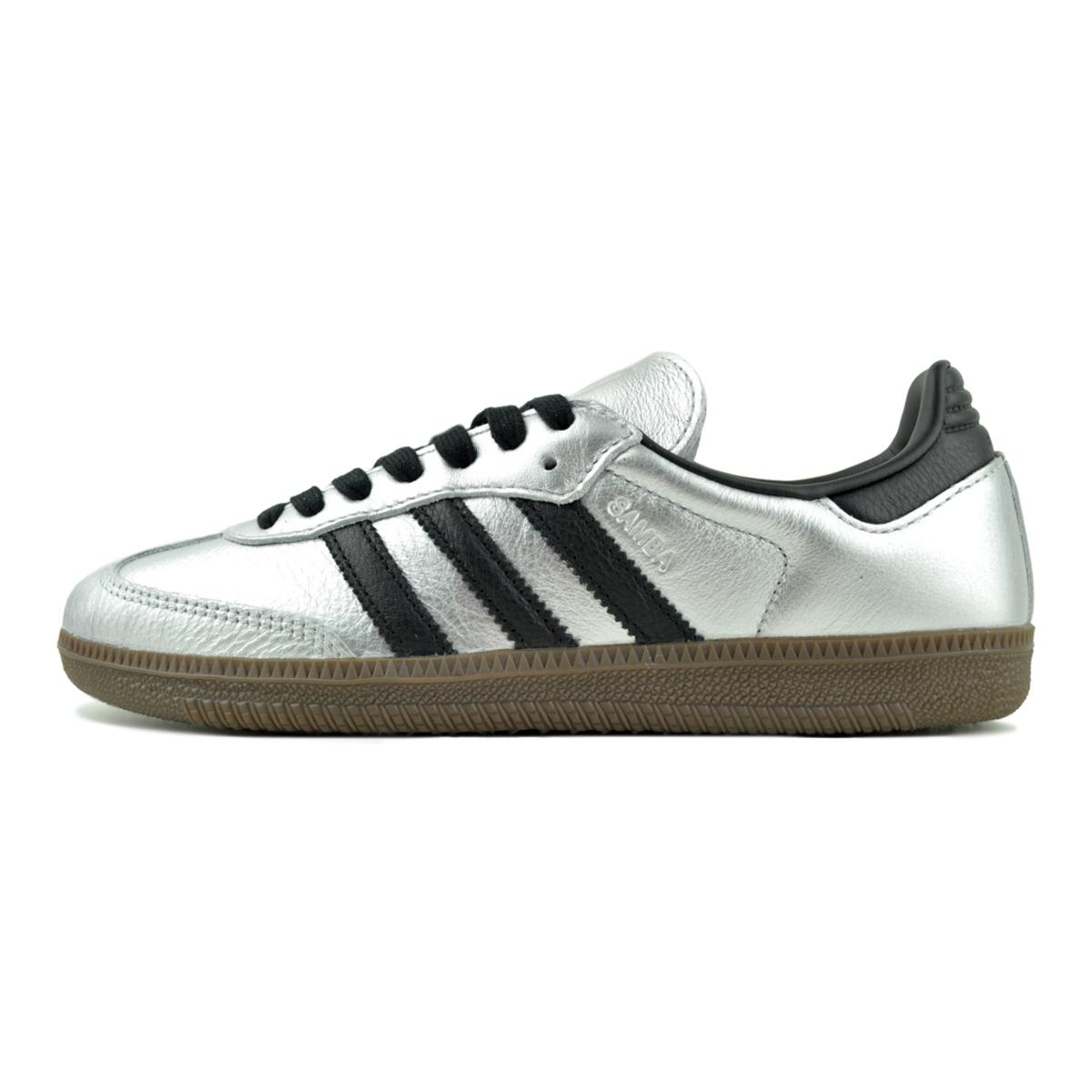 adidas（アディダス） adidas SAMBA OG W SILVMT/CBLACK/GUM5 ji4218