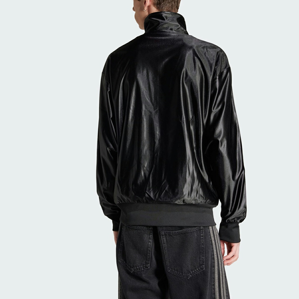 adidas（アディダス） adidas FIREBIRD METALLIC TRACKTOP BLACK