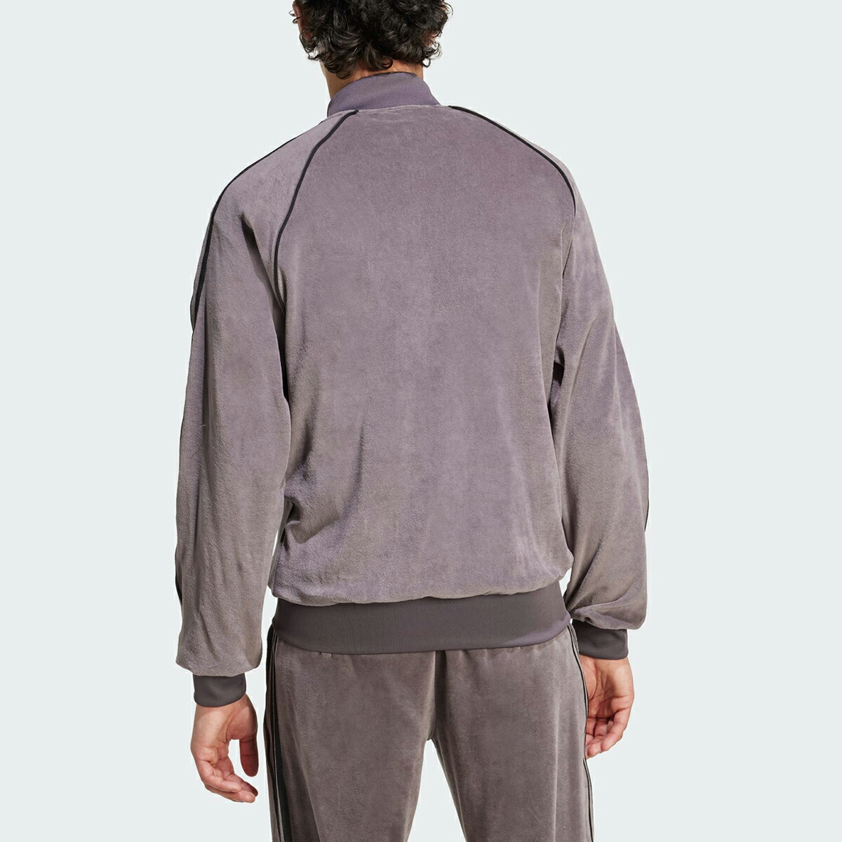 adidas（アディダス） adidas VELOUR SST TRACK TOP GREY STRATA 