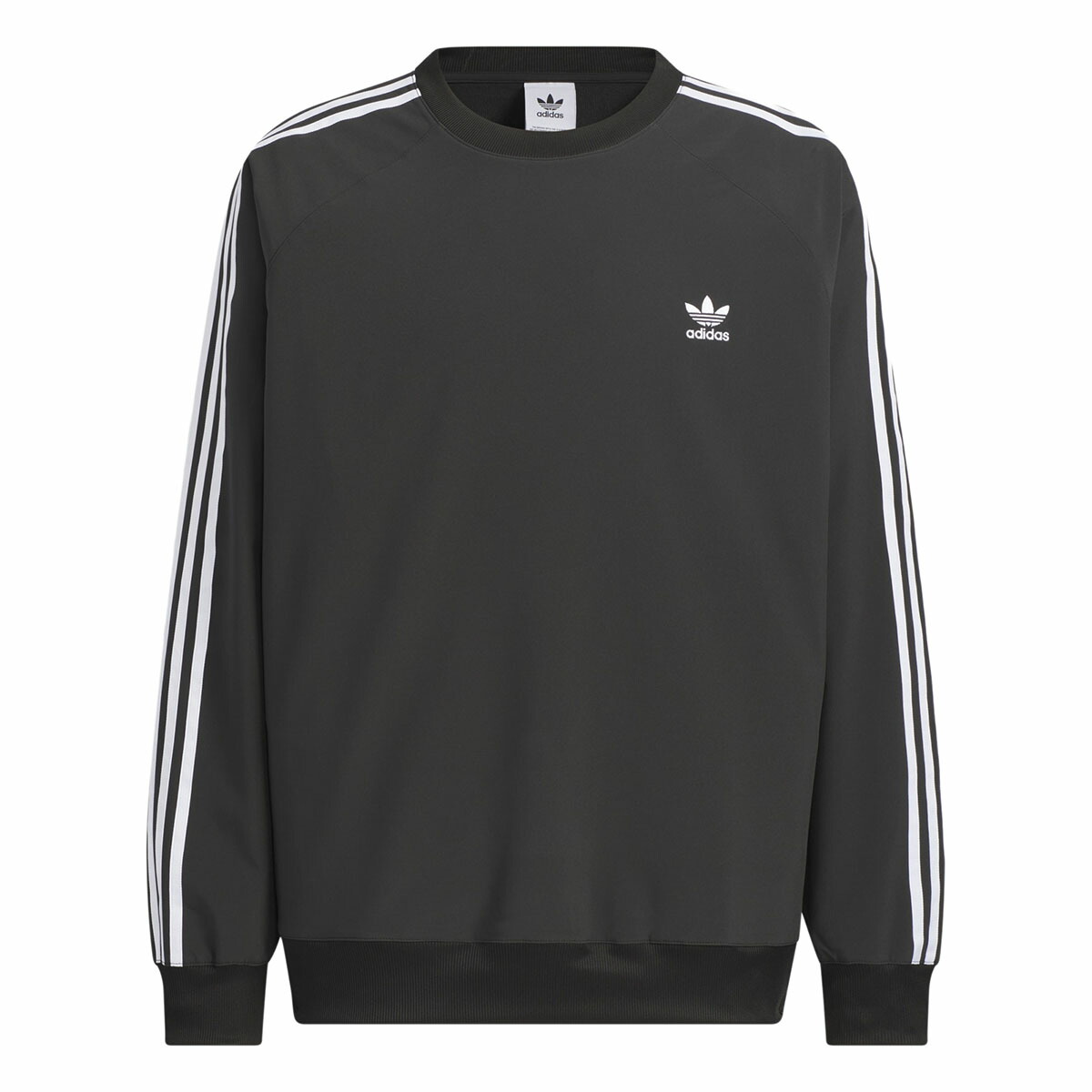 adidas（アディダス） adidas WOVEN PULL OVER TOP BLACK/WHITE jx8965