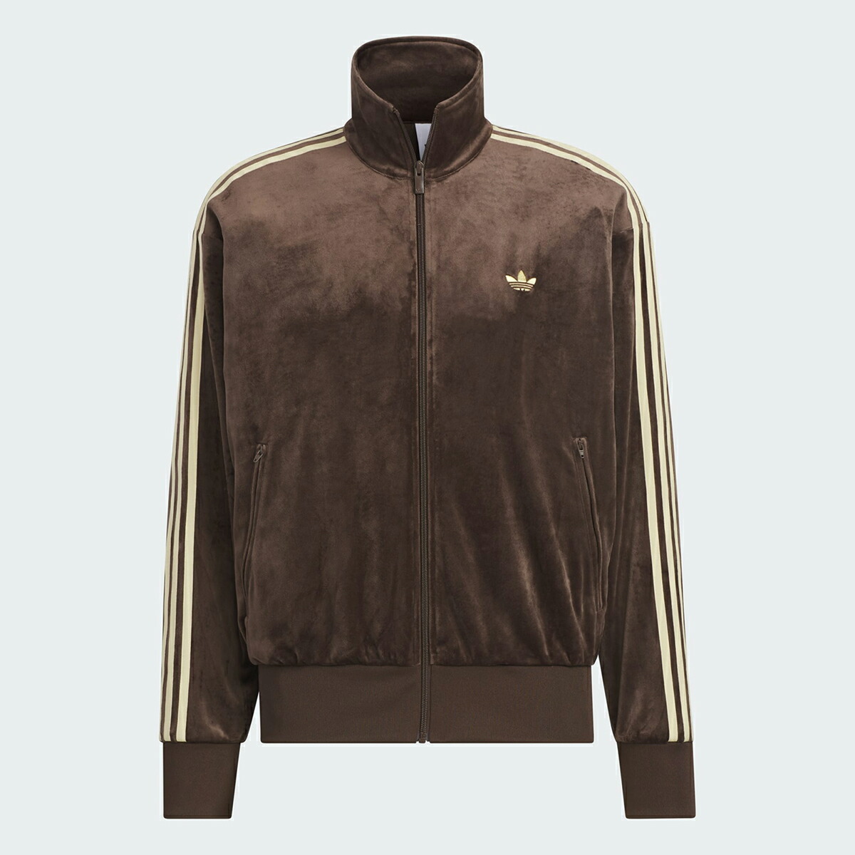 adidas（アディダス） adidas FIREBIRD VELOUR TRACK TOP DBROWN