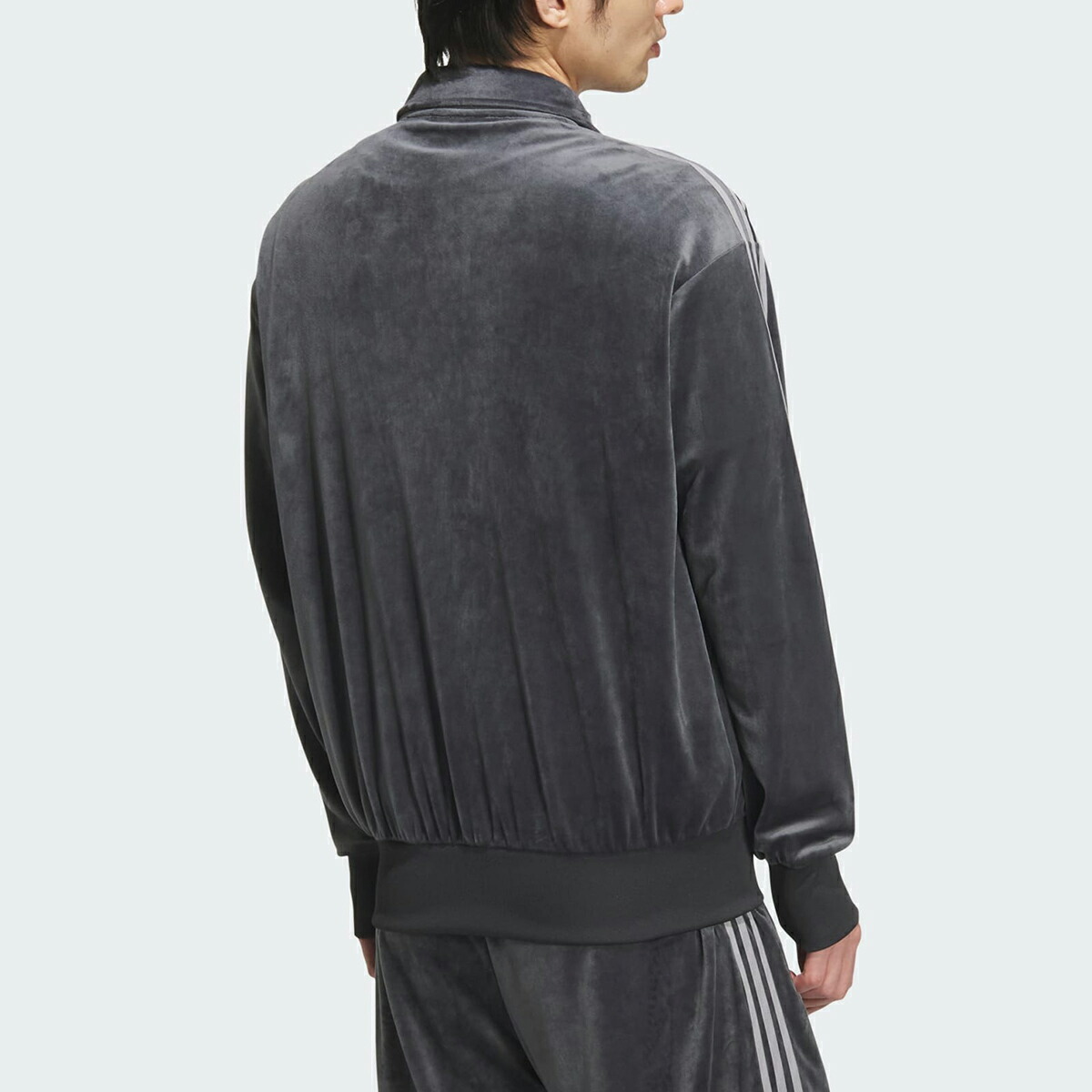 adidas（アディダス） adidas FIREBIRD VELOUR TRACK TOP DKGREY