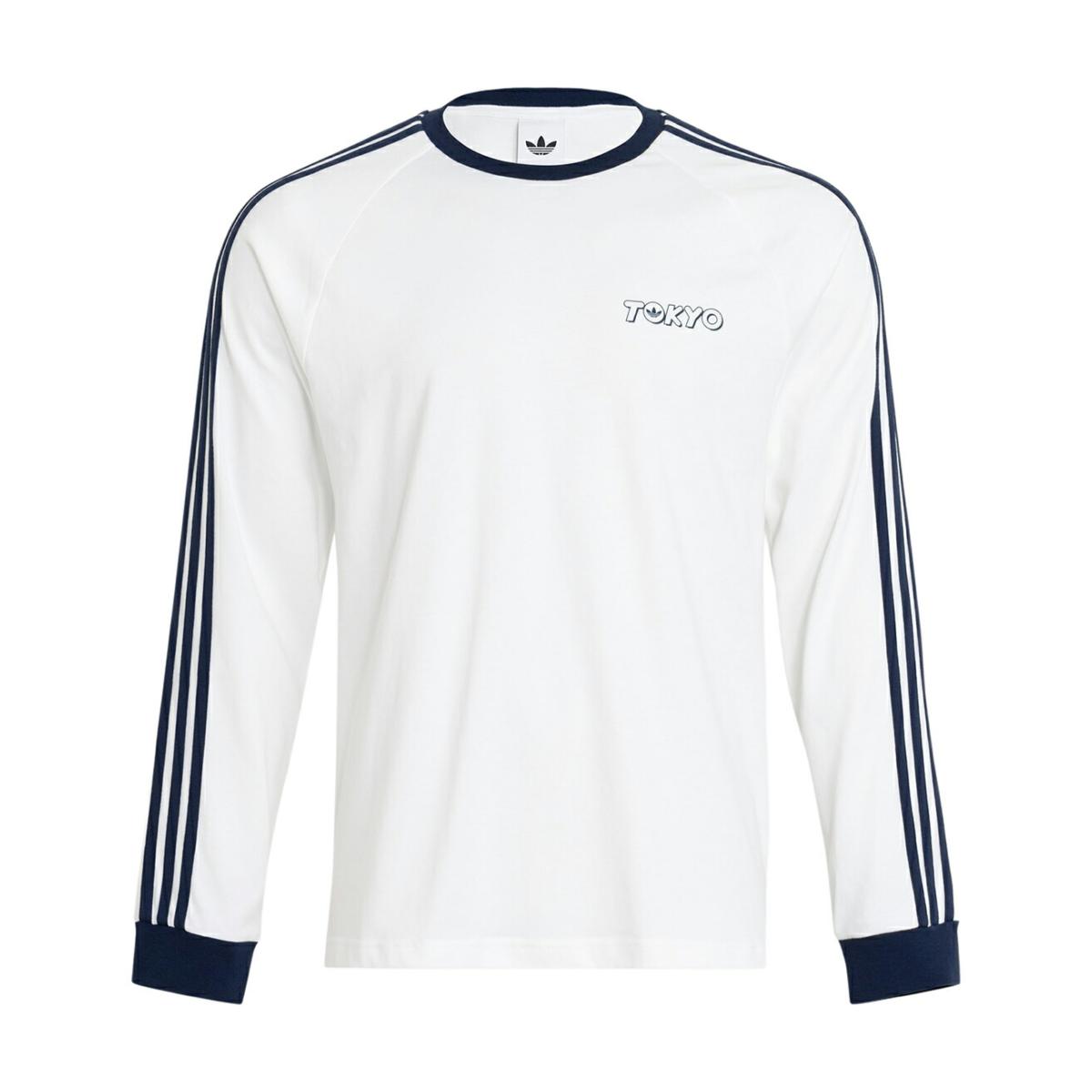 adidas（アディダス） adidas TOKYO KATAKANA L/S T-SHIRT WHITE