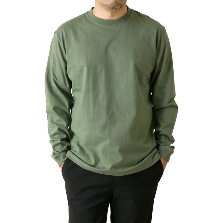 6.6オンス プレミアムコンフォートTシャツ メンズ 無地 長袖 カットソー ヘビーウェイト 厚手 しっかり 【DF1201】 送料無料 通販A15 | LIMITED SELECT | 01