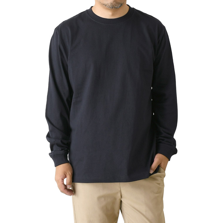 6.6オンス プレミアムコンフォートTシャツ メンズ 無地 長袖 カットソー ヘビーウェイト 厚手 しっかり 【DF1201】 送料無料 通販A15 | LIMITED SELECT | 05