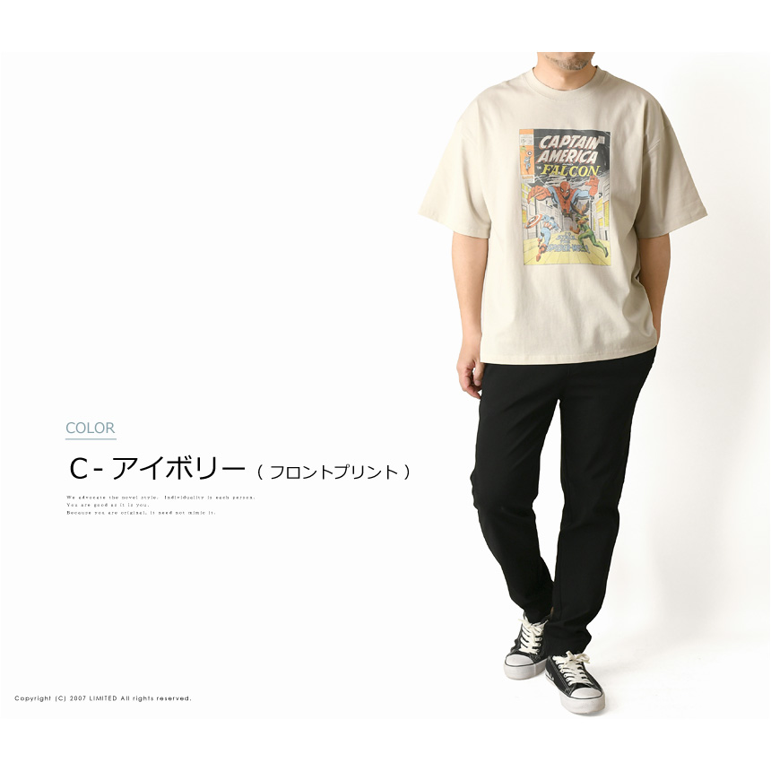 MARVEL（マーベル） スパイダーマン 半袖 tシャツ メンズ オーバー 