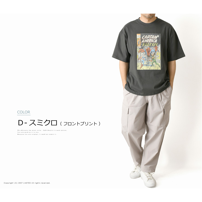 MARVEL（マーベル） スパイダーマン 半袖 tシャツ メンズ オーバー 