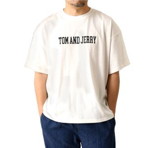 TOM &amp; JERRY トムとジェリー アメコミ バックプリント 半袖 tシャツ メンズ ビッグT ...