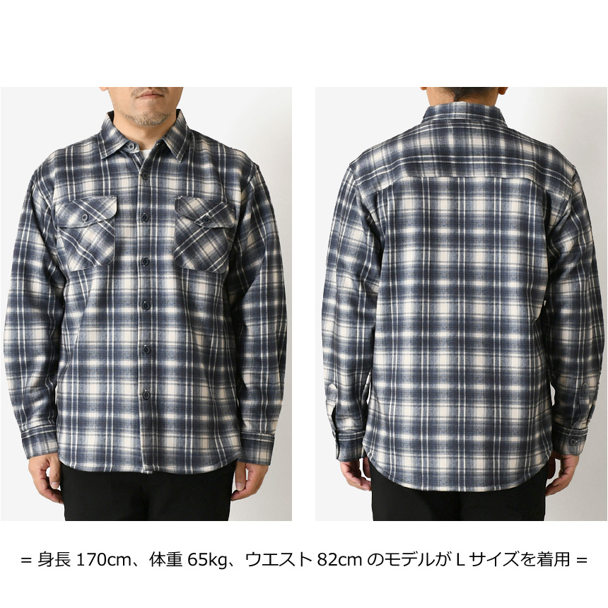 FIRST DOWN（ファーストダウン） 暖か 裏フリース ボンディングシャツ