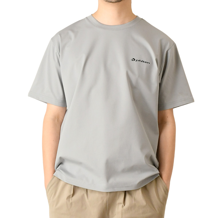 Phiten（ファイテン） 半袖Tシャツ メンズ アクアチタン 吸汗速乾