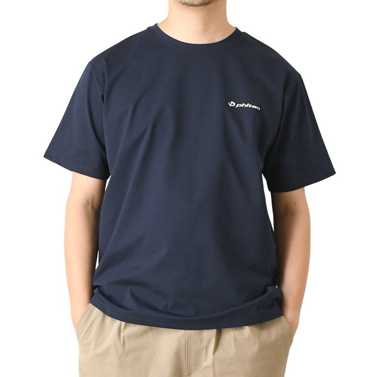 Phiten（ファイテン） 半袖Tシャツ メンズ アクアチタン 吸汗速乾