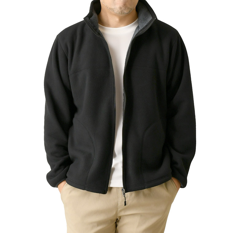 sportswear / 50-60s/CONMATIC ZIP/裏ボアジャケット/ナイロン/ポケット内破れ有/ボタン欠品 ホカロン 着るホカロン 裏ボア フリースジャケット メンズ スタンド