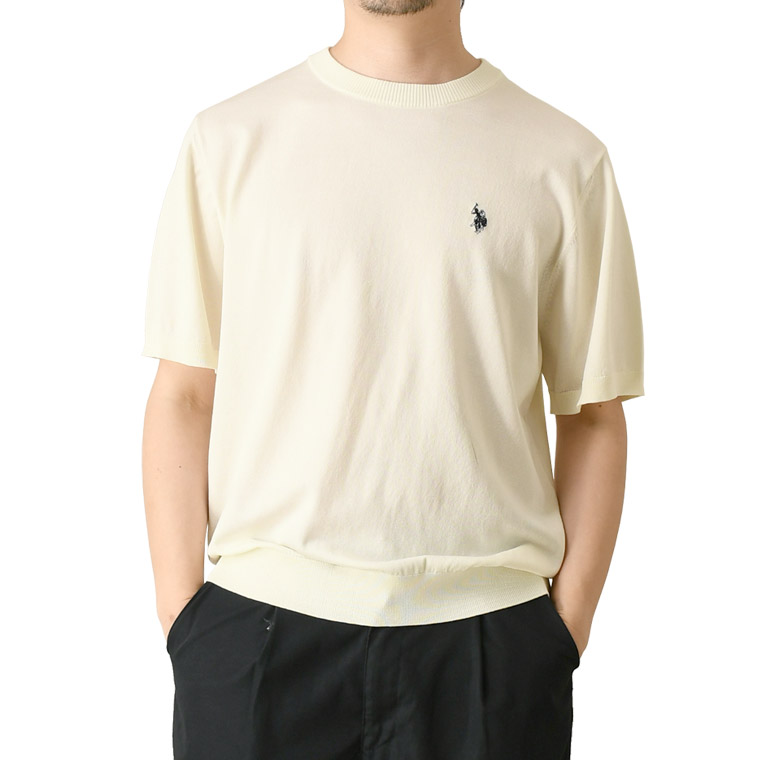 U.S. POLO ASSN.（ユーエスポロアッスン） サマーニット メンズ 半袖