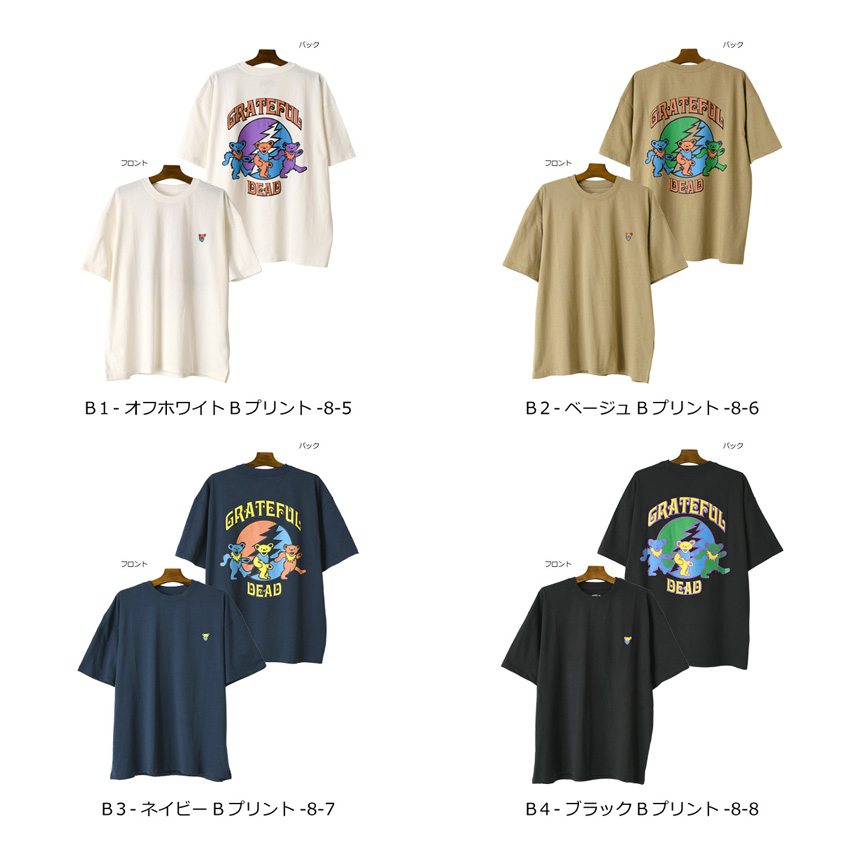 〖貴重品〗トップス／GRATEFUL DEAD 半袖／ブラック／夏服／サイズM LIMITED SELECT バンドTシャツ GRATEFULDEAD グレイトフルデッド