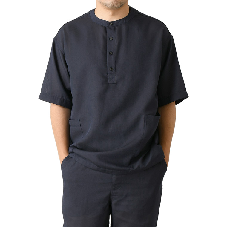 Amazon.co.jp: [NOMSOCR] バイカラーシャツ メンズ