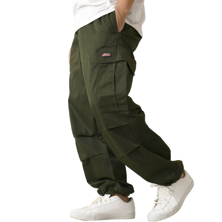 GENUINE Dickies ジェニュイン ディッキーズ ワイド カーゴパンツ メンズ ワークパンツ ワイドパンツ ミリタリー 【RL4-1340】  送料無料 通販A3