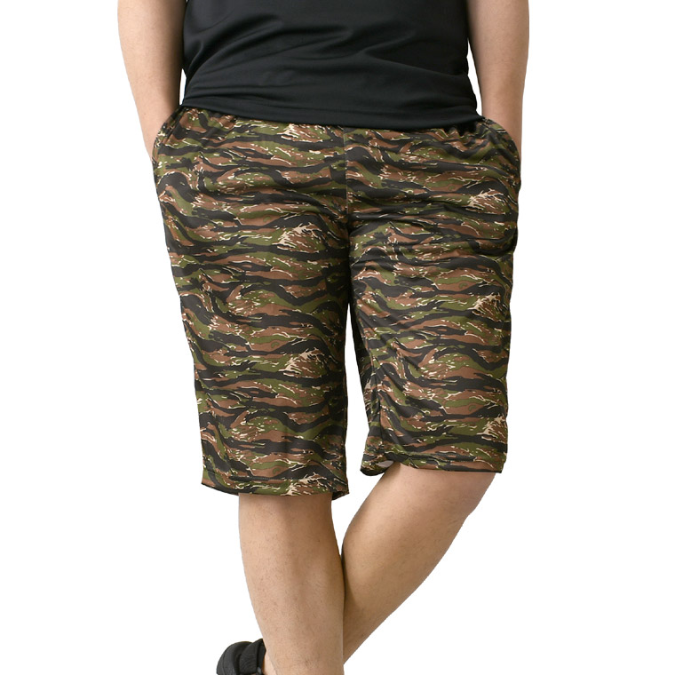接触冷感 吸汗 速乾 ハーフパンツ メンズ ひざ下 ストレッチ ショートパンツ ドライ UVカット 夏用 総柄 スポーツ 派手 アウトドア【RQ1136】送料無料 通販A15 | LIMITED SELECT | 11