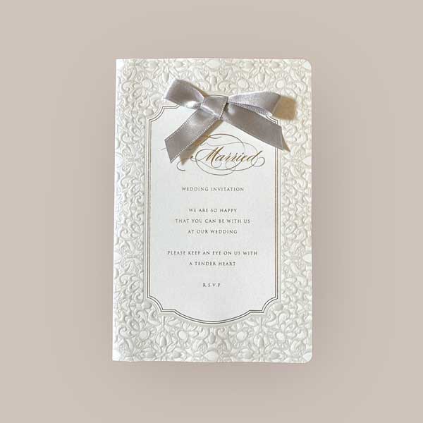 結婚式 招待状 ベリンダ  10部セット 印刷なし 手作り キット ウェディング ウエディング 披露宴 かわいい 上品 リボン |  | 01