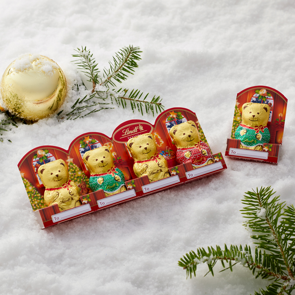 リンツ（Lindt） クリスマス チョコレート ミニリンツテディ 10g×5個