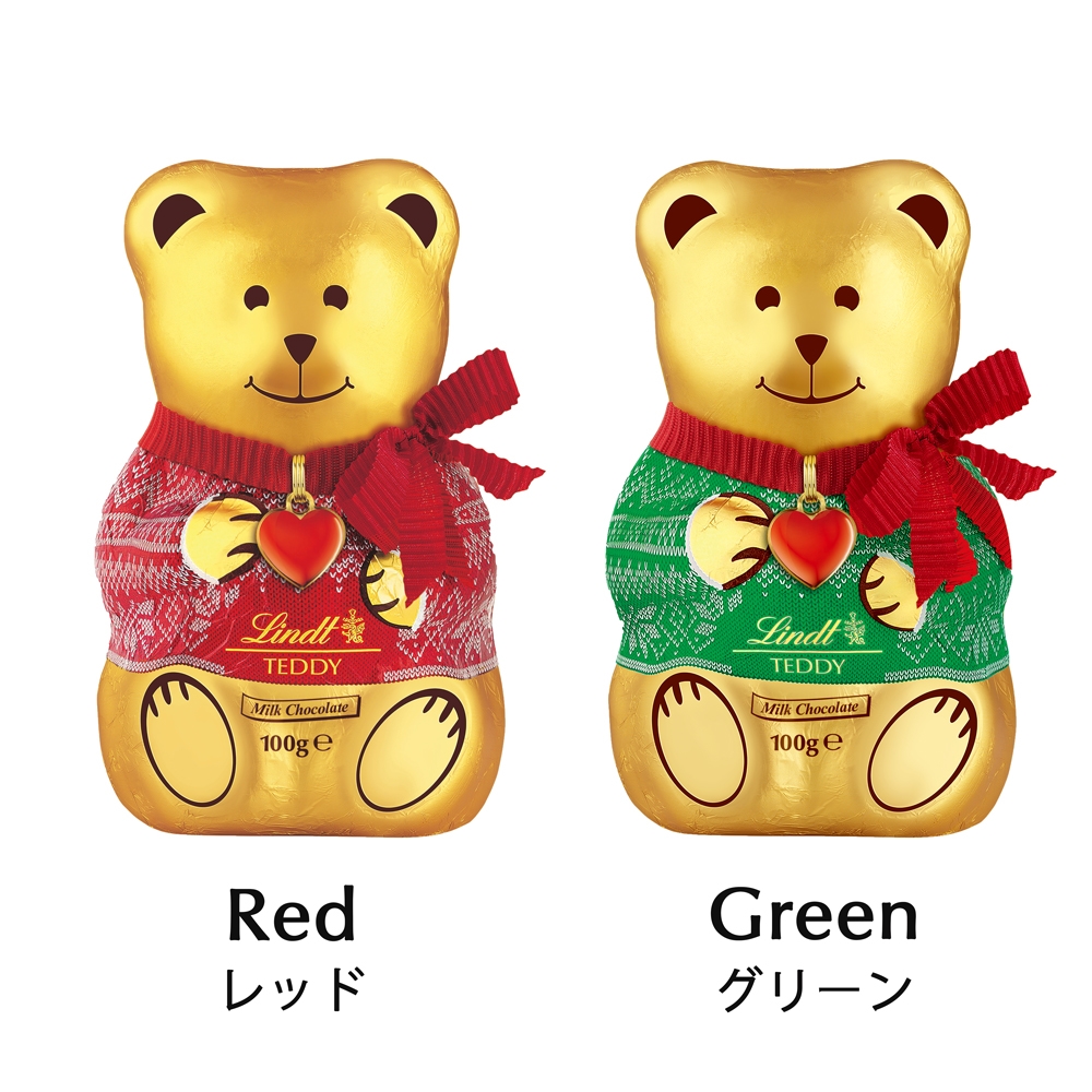 リンツ（Lindt） クリスマス チョコレート リンツテディ フレンズ 100g